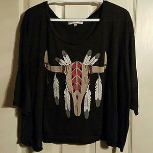 [Wildfox] Wide Flowy Tee